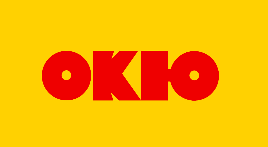 OKIO logo on yellow