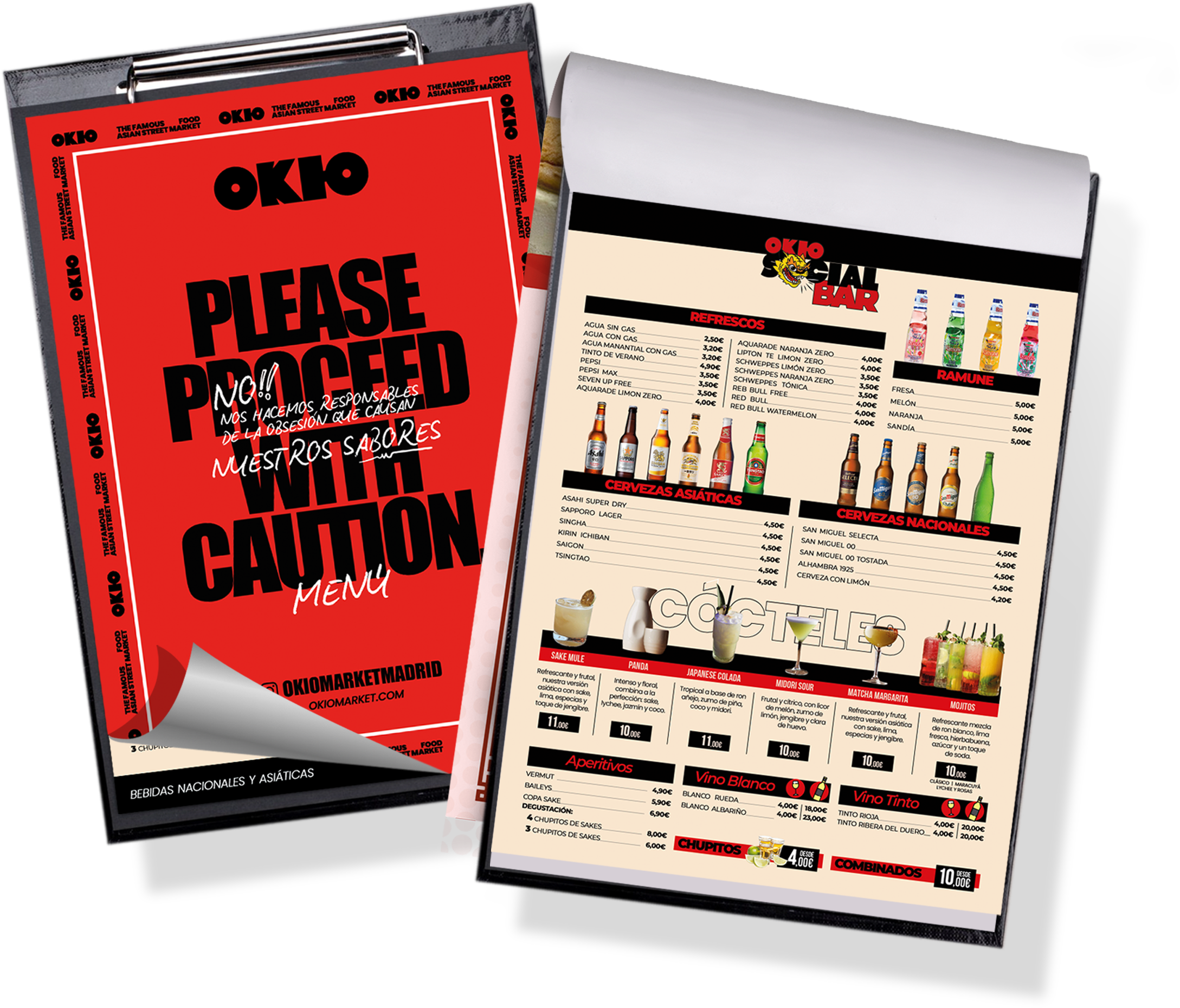 OKIO menus